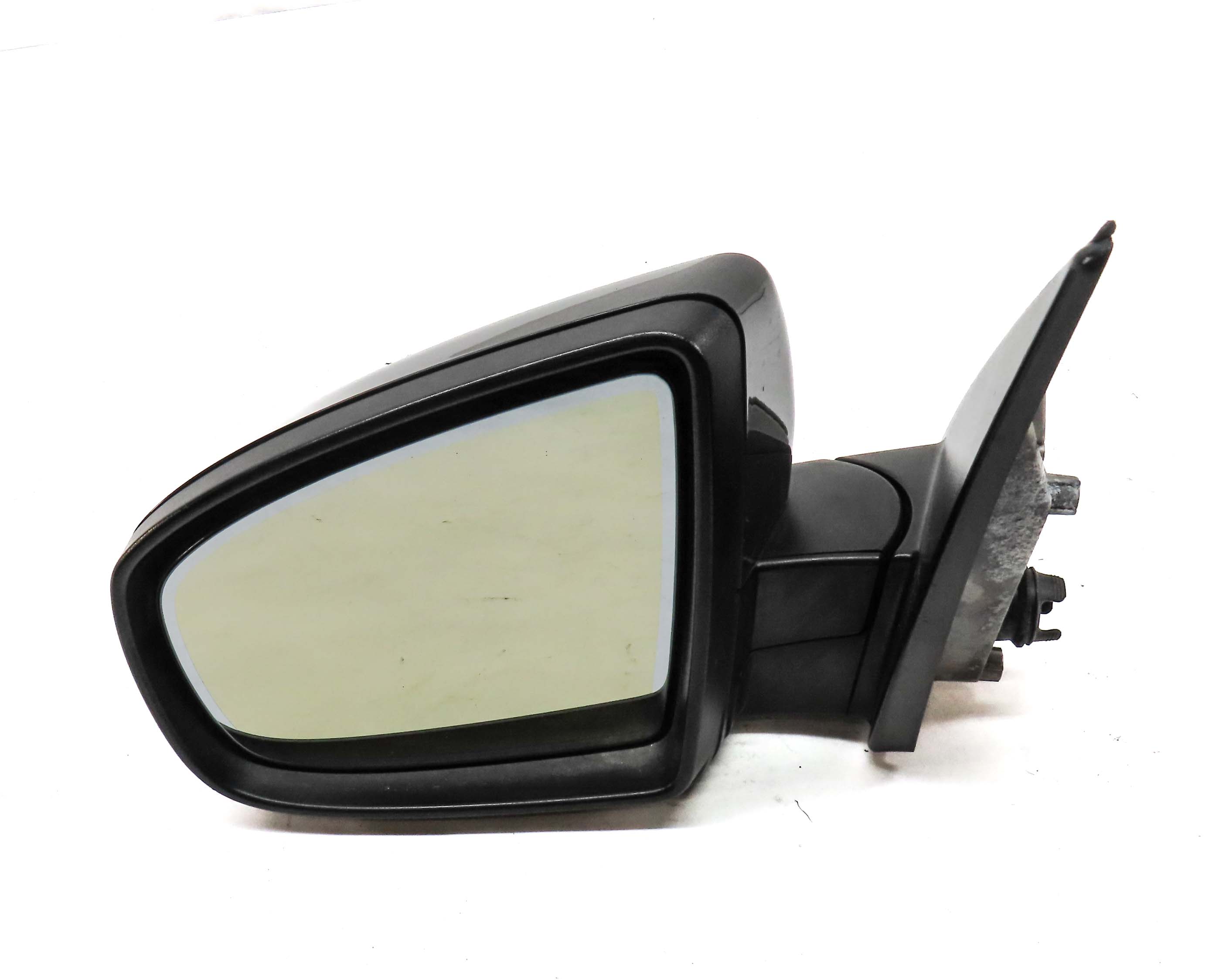 2007-2013 BMW X5 (E70) LEFT DRIVER P-FOLD AUTO DIM HEATED DOOR MIRROR (Black) — exact item pictured